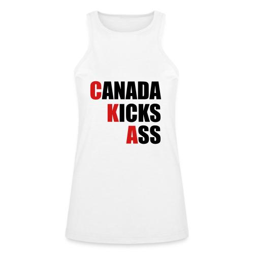 Canada Kicks Ass Vertical - American Apparel Women’s Racerneck Tank