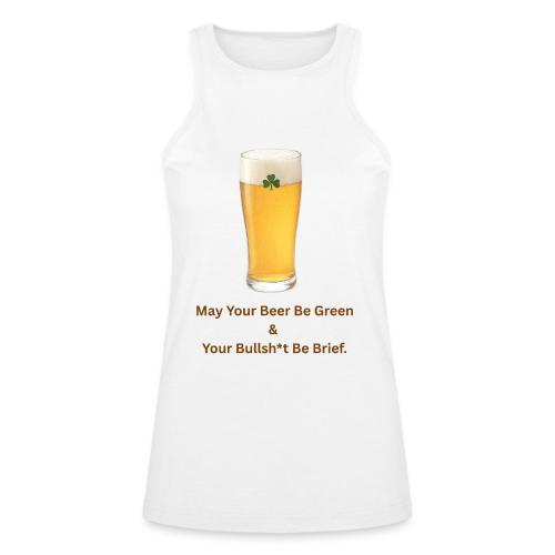 May Your Beer Be Green T-Shirt | Funny St. Patrick - American Apparel Women’s Racerneck Tank