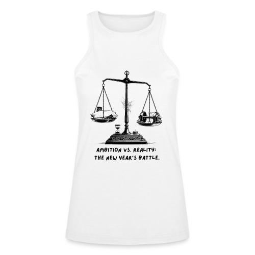 Ambition vs. Reality T-Shirt, Mug, & Leggings - American Apparel Women’s Racerneck Tank