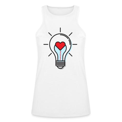 FUMCSD Heart Light Bulb - American Apparel Women’s Racerneck Tank