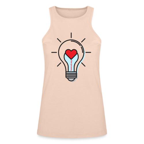 FUMCSD Heart Light Bulb - American Apparel Women’s Racerneck Tank