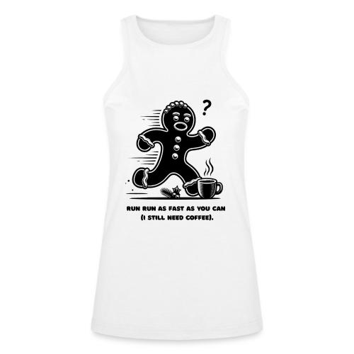 Gingerbread Man T-Shirt - American Apparel Women’s Racerneck Tank