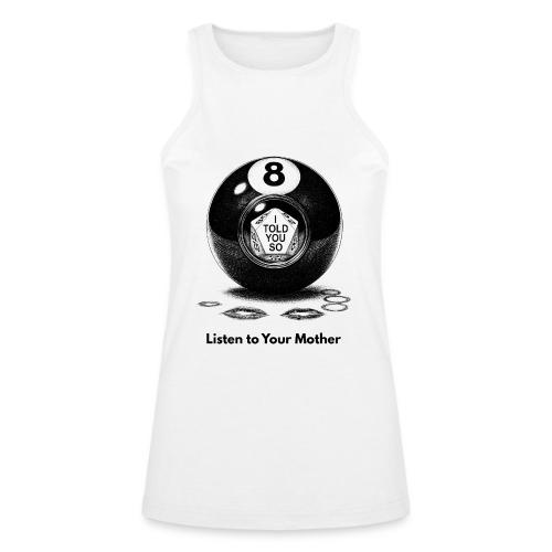 Sarcastic Mom T-Shirt Magic 8-Ball Oracle - American Apparel Women’s Racerneck Tank