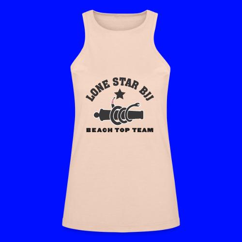 Beach Top Team - Lone Star BJJ - Black - American Apparel Women’s Racerneck Tank