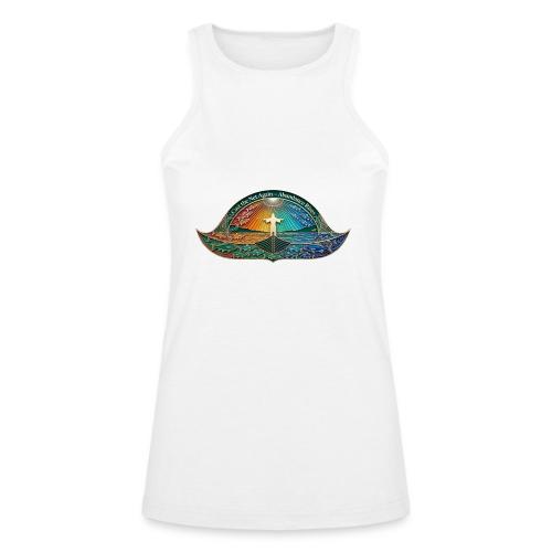 Easter Cast the Net Again T Shirt, abundance Gift - American Apparel Women’s Racerneck Tank