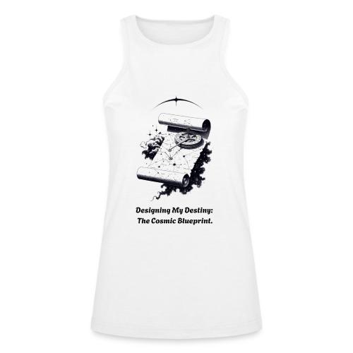 Cosmic Blueprint T-Shirt - American Apparel Women’s Racerneck Tank