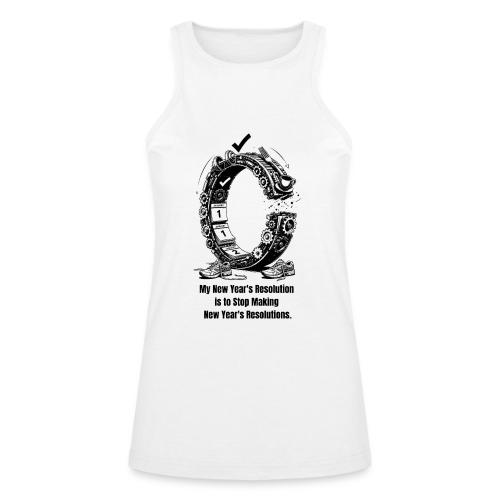 The Resolution Loop - Sarcastic New Year's T-Shirt - American Apparel Women’s Racerneck Tank