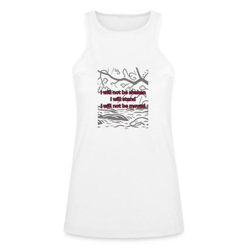 I will not be moved - American Apparel Women’s Racerneck Tank