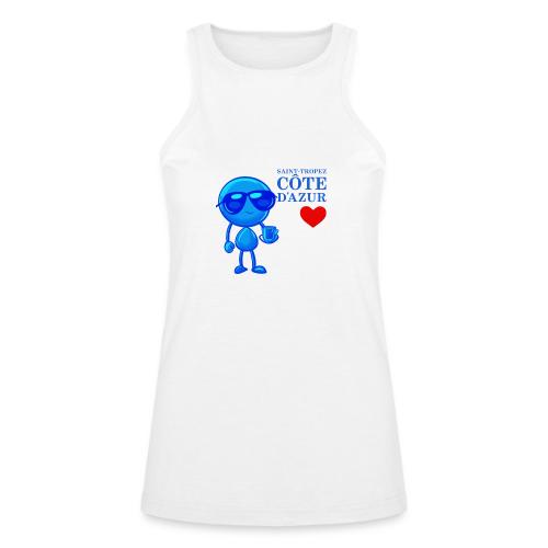 Smoon City_Saint Tropez Côte d'Azur - American Apparel Women’s Racerneck Tank