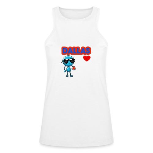 Smoon City_Dallas - American Apparel Women’s Racerneck Tank