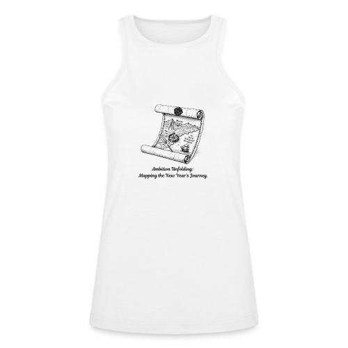 Unfolding Map of Ambition T-Shirt - American Apparel Women’s Racerneck Tank