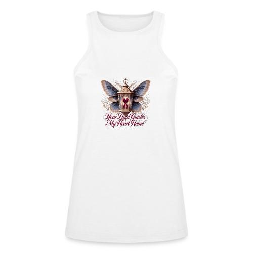 Your Light Guides My Heart HomeGifts T-Shirt - American Apparel Women’s Racerneck Tank
