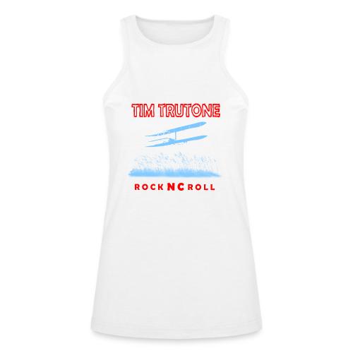 Rock NC Roll Plate - American Apparel Women’s Racerneck Tank