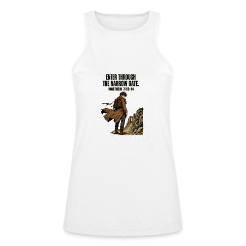Enter Through the Narrow Gate | Matthew 7:13-14 - American Apparel Women’s Racerneck Tank