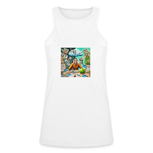 DALLE 2025 09 13 15 58 23 A conceptual illus - American Apparel Women’s Racerneck Tank