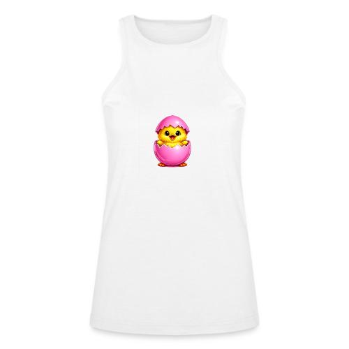 Easter Chick Pink - American Apparel Women’s Racerneck Tank