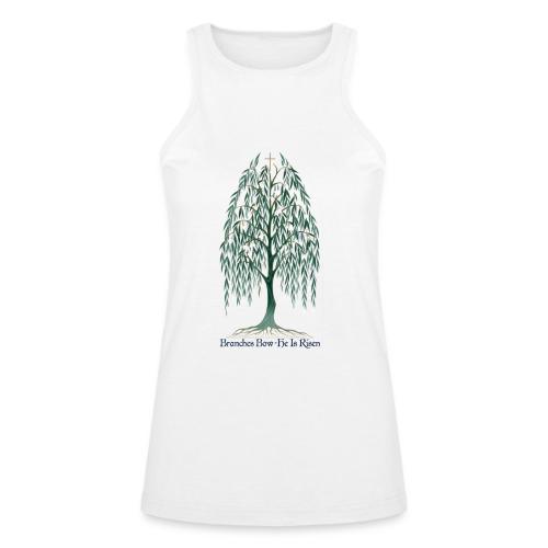 Easter Branches Bow Willow T Shirt, Easter Gift - American Apparel Women’s Racerneck Tank