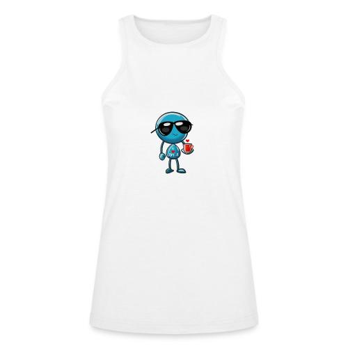 Smoon_I love Mrs S_Blue - American Apparel Women’s Racerneck Tank