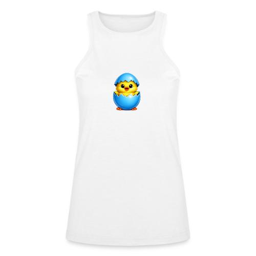 Easter Chick Blue - American Apparel Women’s Racerneck Tank