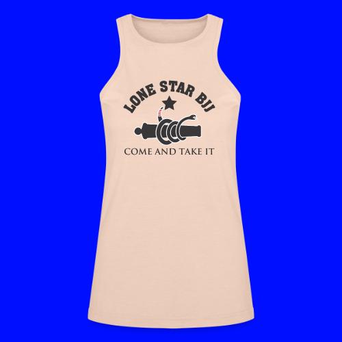 Lone Star BJJ - Come and Take It - Black and Red - American Apparel Women’s Racerneck Tank