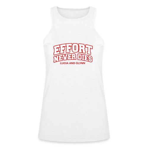 Effort Never Dies - American Apparel Women’s Racerneck Tank