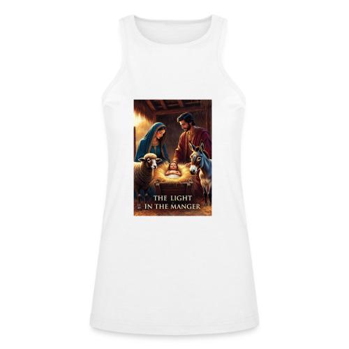 Nativity Manger T-Shirt - American Apparel Women’s Racerneck Tank