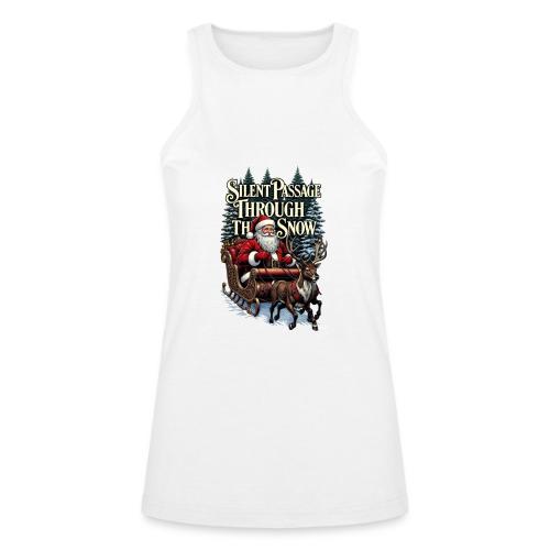 Nostalgic Santa T-Shirt - American Apparel Women’s Racerneck Tank