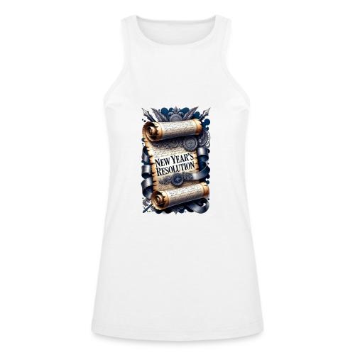 New Year's Resolution T-Shirt - American Apparel Women’s Racerneck Tank