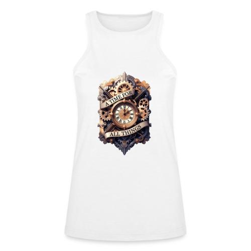 Ornate Clockwork T-Shirt - American Apparel Women’s Racerneck Tank