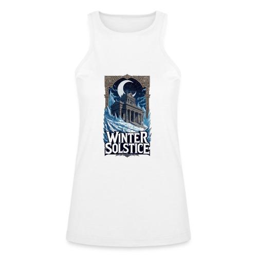 Winter Solstice Temple T-Shirt - American Apparel Women’s Racerneck Tank