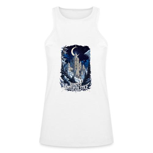 Celestial Winter Temple T-Shirt - American Apparel Women’s Racerneck Tank