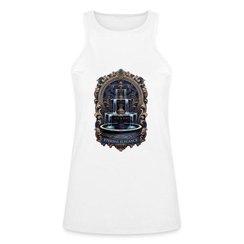 Gilded Baroque Fountain T-Shirt - American Apparel Women’s Racerneck Tank