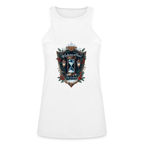Wintering in Peace (No Visitors) T-Shirt - American Apparel Women’s Racerneck Tank