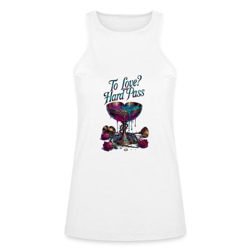 To Love? Hard Pass T-Shirt - American Apparel Women’s Racerneck Tank