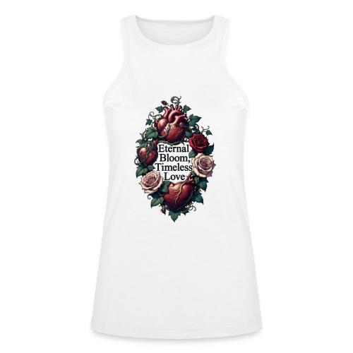 Eternal Bloom Timeless Love Entwined Hearts T-Shir - American Apparel Women’s Racerneck Tank