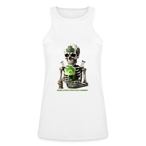Eternal Stout Skeleton Graphic Tee - American Apparel Women’s Racerneck Tank