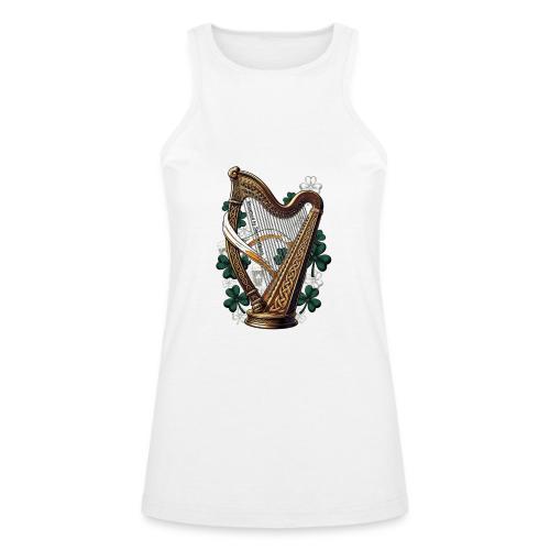 Emerald Harp Shenanigans T-Shirt - American Apparel Women’s Racerneck Tank