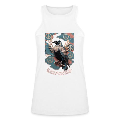 Raven Tantrum Mediator T Shirt - American Apparel Women’s Racerneck Tank