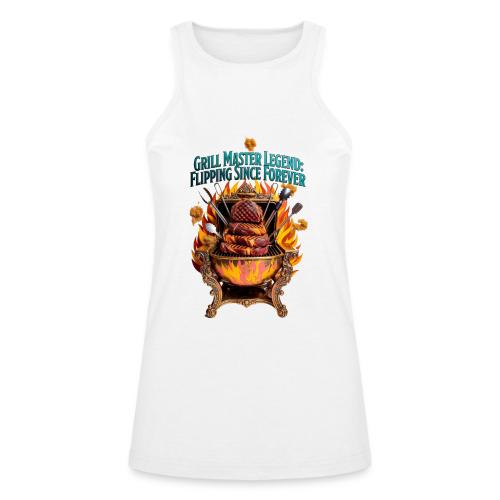 Grill Master Legend T Shirt - American Apparel Women’s Racerneck Tank