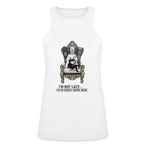 Remote Throne Procrastinator T Shirt, Dad Gift - American Apparel Women’s Racerneck Tank