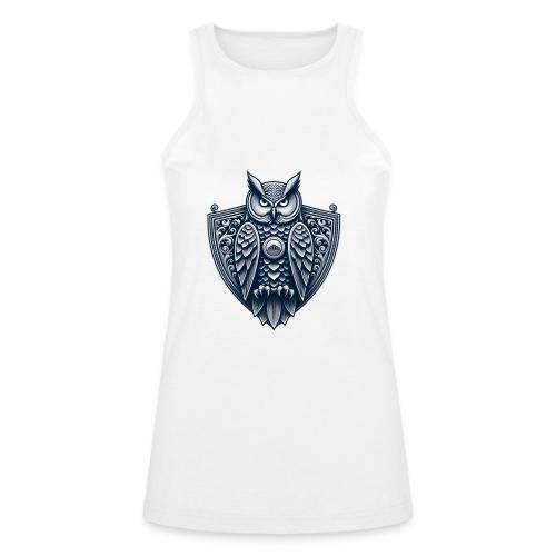 Night Watch Owl T Shirt, Sarcastic Dad Gift - American Apparel Women’s Racerneck Tank