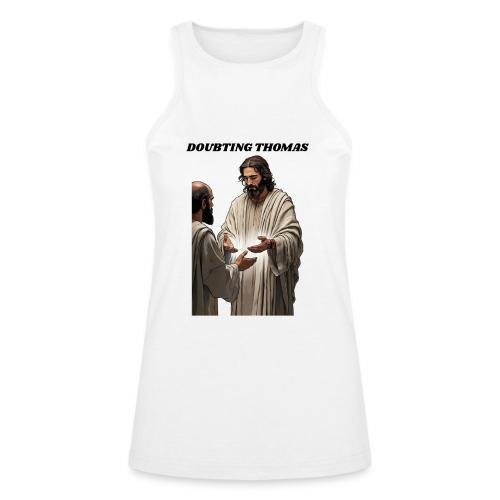 Doubting Thomas Resurrection T Shirt, Gift - American Apparel Women’s Racerneck Tank