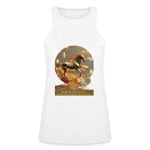 Year of the Horse Abundance T Shirt, Lunar NY Gift - American Apparel Women’s Racerneck Tank
