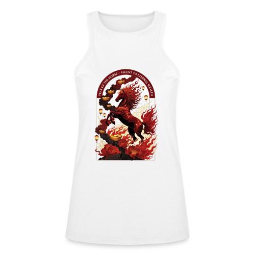 Year of the Horse Rise T Shirt,Lunar New Year Gift - American Apparel Women’s Racerneck Tank