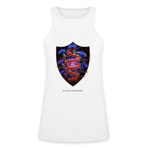 Women’s Day Crimson Thread Matriarch T Shirt, Gift - American Apparel Women’s Racerneck Tank