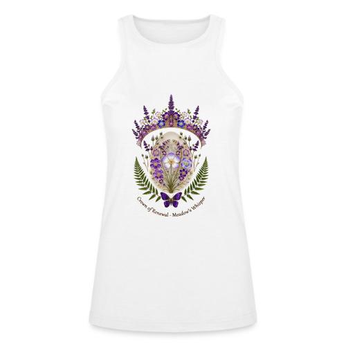 Spring Meadow Crown Tee, Cottagecore Renewal Gift - American Apparel Women’s Racerneck Tank