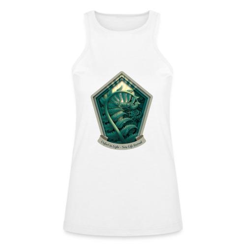 Easter Unfurl in Light Fern T Shirt, Spring Gift - American Apparel Women’s Racerneck Tank