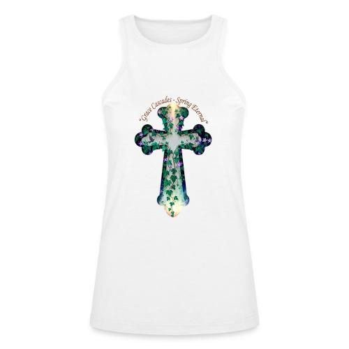 Easter Grace Cascades Eternal T Shirt, Mercy Gift - American Apparel Women’s Racerneck Tank