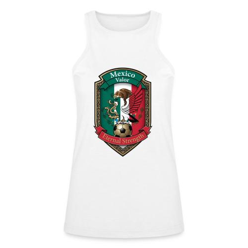 Mexico Eagle Valor T-Shirt, Pride Badge Gift - American Apparel Women’s Racerneck Tank
