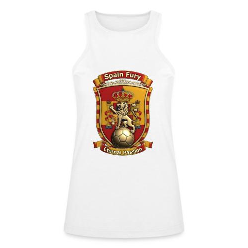 Spain Lion Fury T-Shirt, Spanish Crest Gift - American Apparel Women’s Racerneck Tank